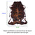 Black Natural Cowhide Rug - XX-Large 8' 8"H x 7' 0"W