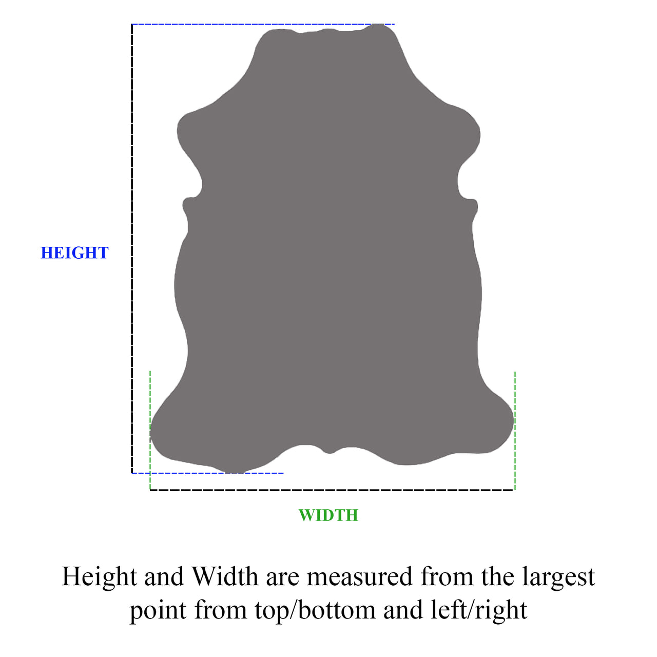 Brown Salt & Pepper Natural Cowhide Rug