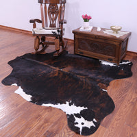 Thumbnail for Dark Brindle Natural Cowhide Rug