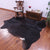 Dark Brown Natural Cowhide Rug