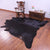 Dark Brown Natural Cowhide Rug