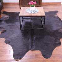 Thumbnail for Dark Brown Natural Cowhide Rug