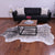 Grey Brindle Natural Cowhide Rug