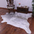 Grey & White Natural Cowhide Rug