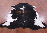 Thumbnail for Tricolor Natural Cowhide Rug - XLarge 7'4