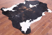 Thumbnail for Tricolor Natural Cowhide Rug - XLarge 7'4