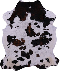 Thumbnail for Tricolor Natural Cowhide Rug - XLarge 7'0