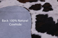 Thumbnail for Tricolor Natural Cowhide Rug - XLarge 7'0