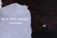 Thumbnail for Tricolor Natural Cowhide Rug - XLarge 7'2