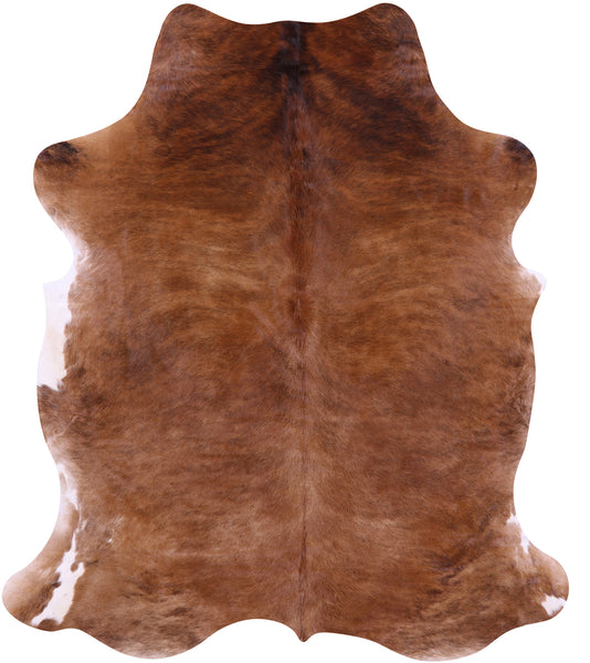 Brown Natural Cowhide Rug - XLarge 7'3"H x 6'2"W