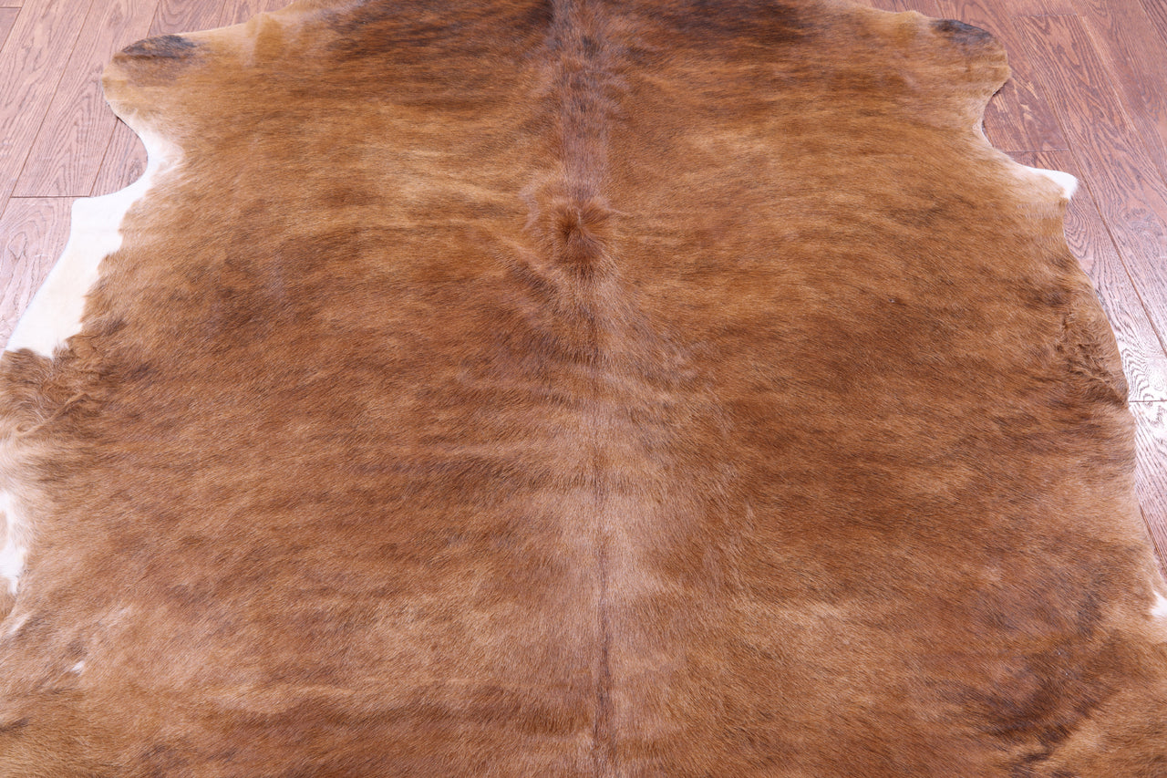 Brown Natural Cowhide Rug - XLarge 7'3"H x 6'2"W