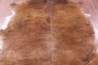 Thumbnail for Brown Natural Cowhide Rug - XLarge 7'3