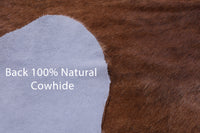 Thumbnail for Brown Natural Cowhide Rug - XLarge 7'3