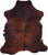 Brindle Brown Natural Cowhide Rug - XLarge 7'1"H x 6'2"W