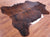 Brindle Brown Natural Cowhide Rug - XLarge 7'1"H x 6'2"W