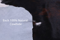 Thumbnail for Tricolor Natural Cowhide Rug - XLarge 7'8