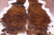 Brown & White Natural Cowhide Rug - XLarge 7'2"H x 6'6"W