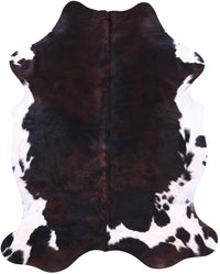 Thumbnail for Tricolor Natural Cowhide Rug - XLarge 7'1