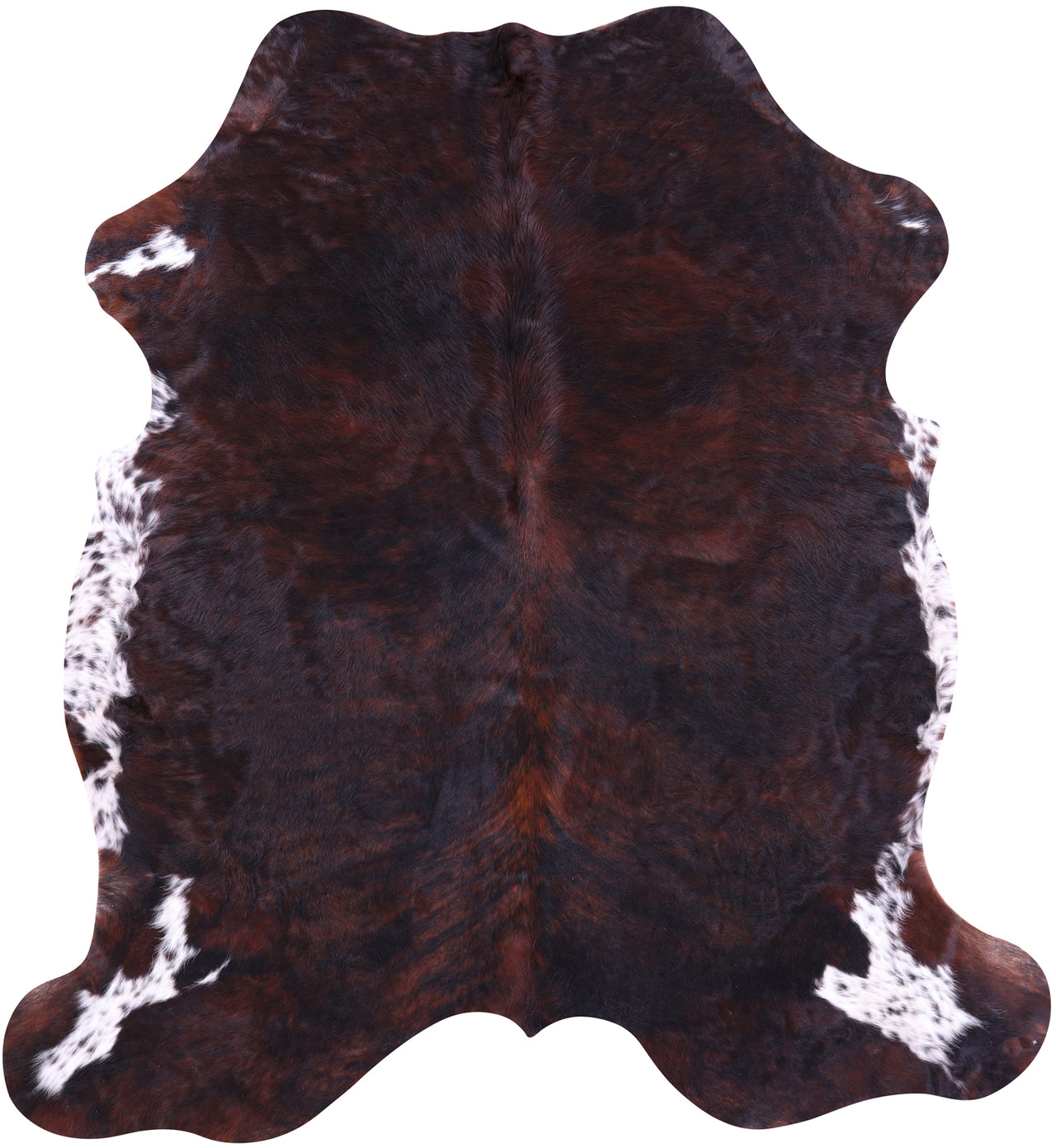 Brindle Brown Natural Cowhide Rug - XLarge 7'1"H x 6'7"W