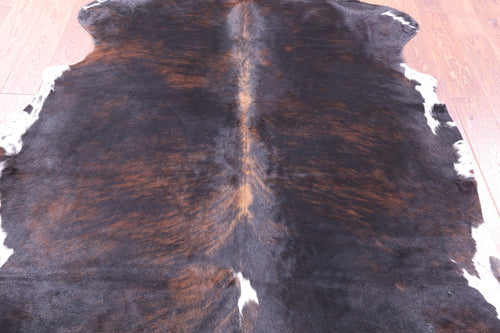Tricolor Natural Cowhide Rug - X-Large 7'1