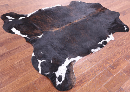Tricolor Natural Cowhide Rug - X-Large 7'1