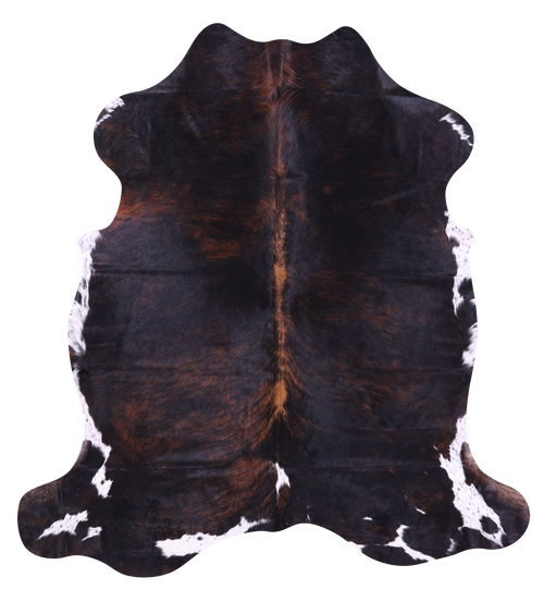 Tricolor Natural Cowhide Rug - X-Large 7'1