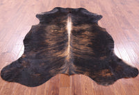 Thumbnail for Brindle Brown Natural Cowhide Rug - XLarge 7'3