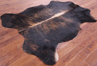 Thumbnail for Brindle Brown Natural Cowhide Rug - XLarge 7'3