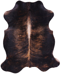 Thumbnail for Brindle Brown Natural Cowhide Rug - XLarge 7'3