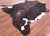 Tricolor Natural Cowhide Rug - XLarge 7'10"H x 6'10"W