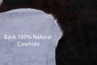 Thumbnail for Tricolor Natural Cowhide Rug - XLarge 7'10