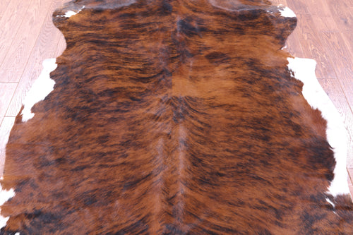 Brindle Natural Cowhide Rug - X-Large 7'4