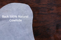 Thumbnail for Brindle Natural Cowhide Rug - XLarge 7'4