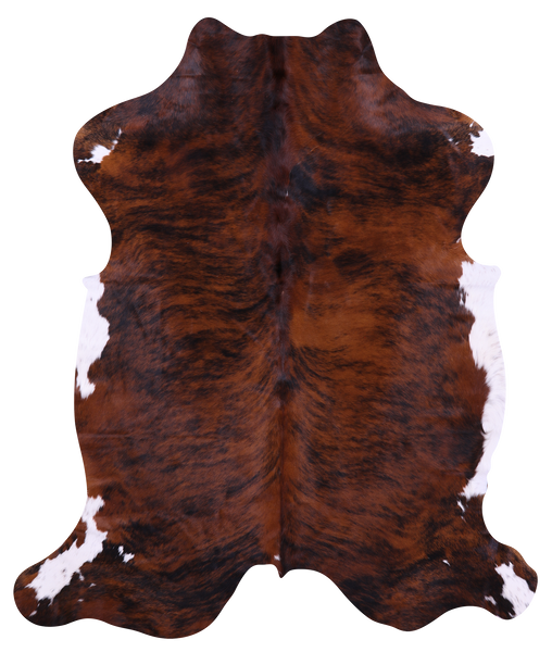Brindle Natural Cowhide Rug - X-Large 7'4"H x 6'1"W