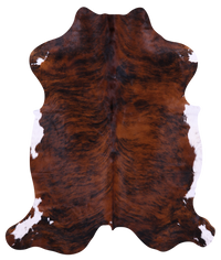 Thumbnail for Brindle Natural Cowhide Rug - X-Large 7'4