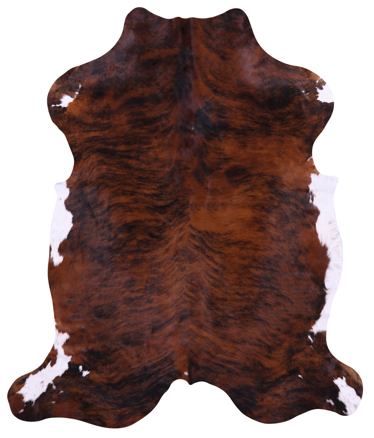 Brindle Natural Cowhide Rug - XLarge 7'4"H x 6'1"W