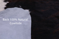 Thumbnail for Tricolor Natural Cowhide Rug - XLarge 7'6