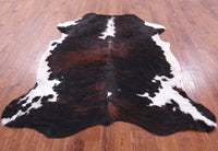 Thumbnail for Tricolor Natural Cowhide Rug - XLarge 7'6