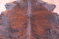 Thumbnail for Brindle Brown Natural Cowhide Rug - Large 6'9