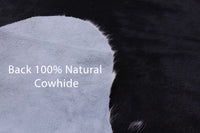 Thumbnail for Tricolor Natural Cowhide Rug - Large 6'8