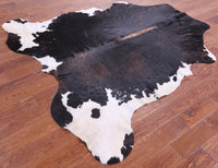 Thumbnail for Tricolor Natural Cowhide Rug - Large 6'8