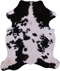 Thumbnail for Black & White Natural Cowhide Rug - Large 6'6