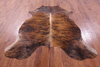 Thumbnail for Brindle Brown Natural Cowhide Rug - XLarge 7'1