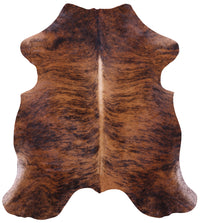 Thumbnail for Brindle Brown Natural Cowhide Rug - XLarge 7'1