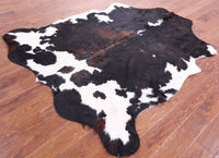 Thumbnail for Tricolor Natural Cowhide Rug - Large 6'10