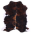 Tricolor Natural Cowhide Rug - Large 6'8"H x 6'1"W