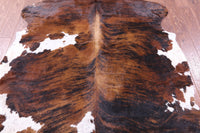 Thumbnail for Tricolor Natural Cowhide Rug - Large 6'11