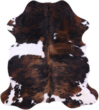 Thumbnail for Tricolor Natural Cowhide Rug - Large 6'8