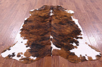 Thumbnail for Tricolor Natural Cowhide Rug - Large 6'7