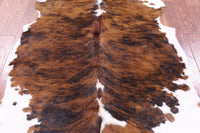 Thumbnail for Tricolor Natural Cowhide Rug - Large 6'7